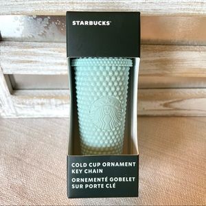🧜‍♀️Starbucks Mint Studded Keychain/Ornament